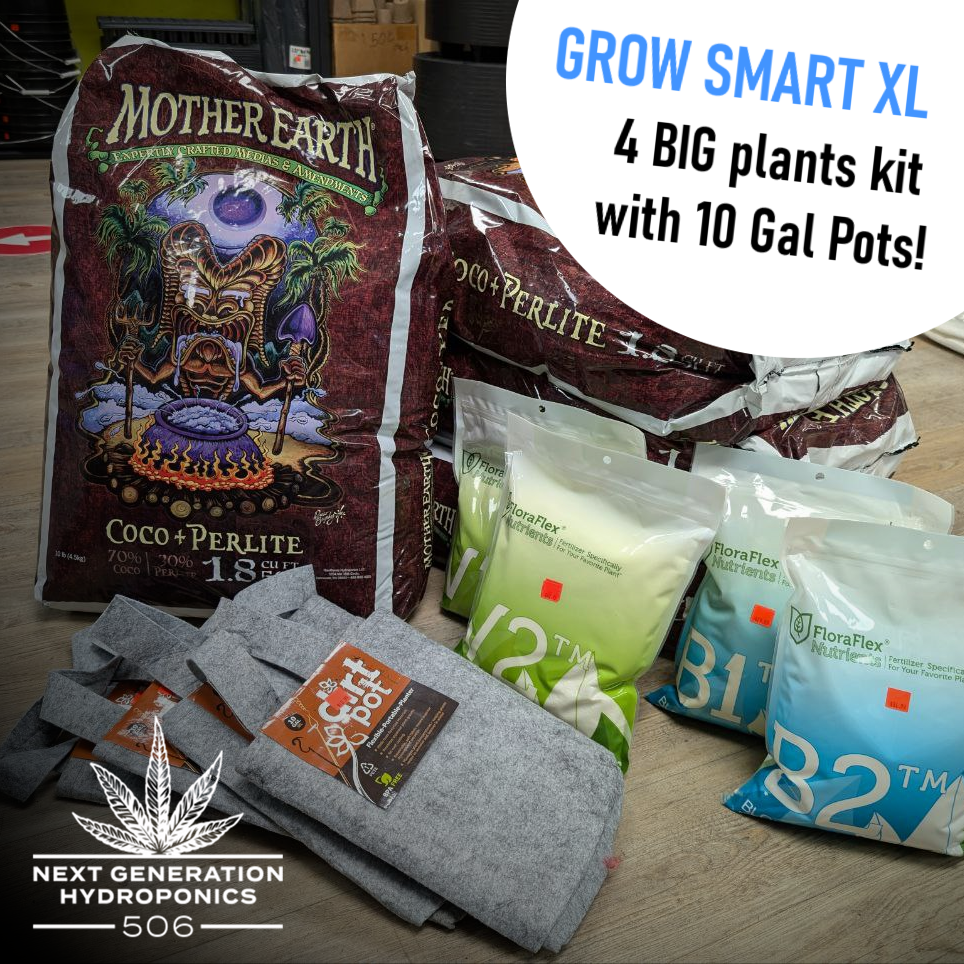 GROW SMART COCO XL - 4 Large plants kit