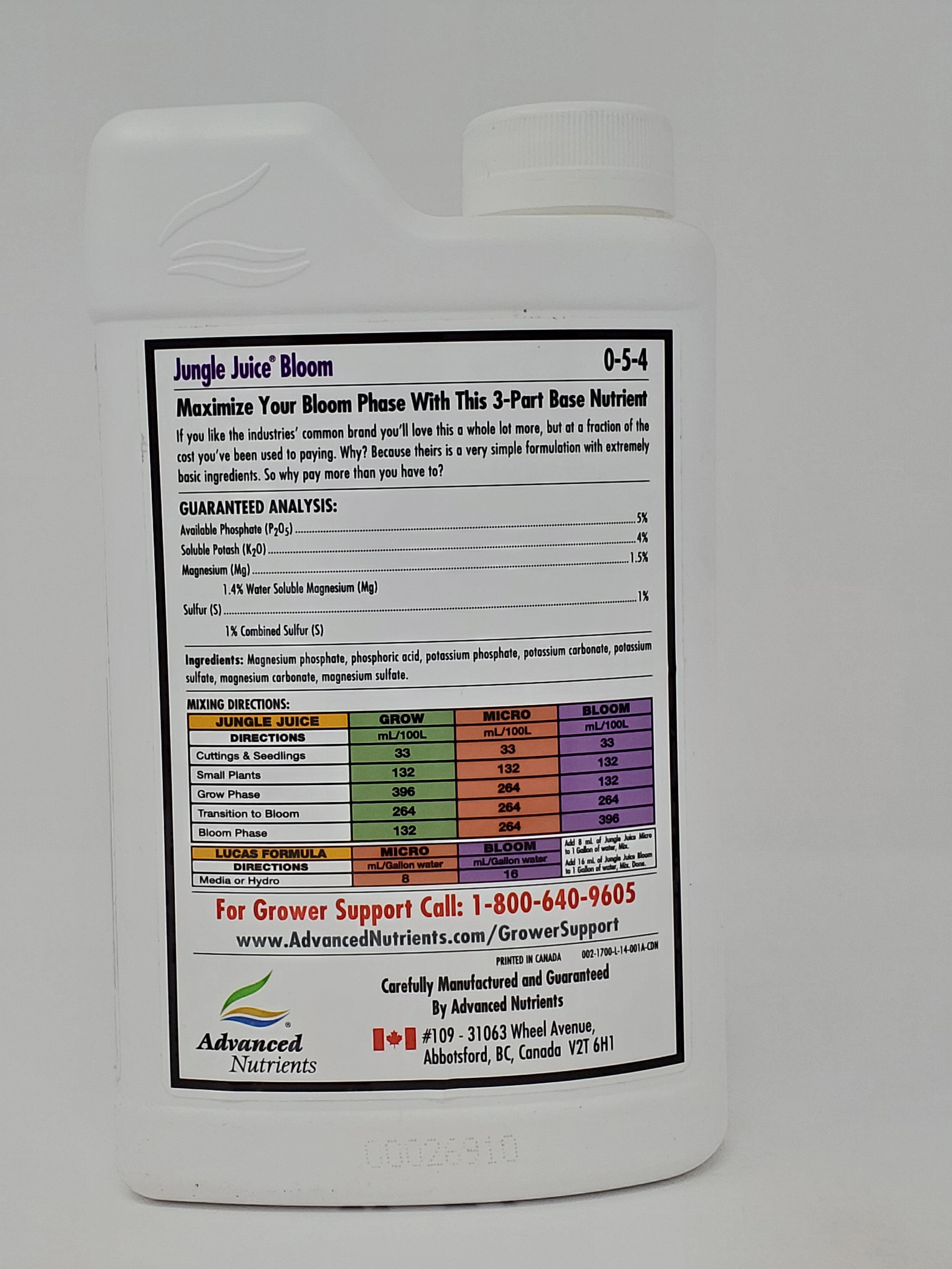 Advanced Nutrients Jungle Juice Bloom