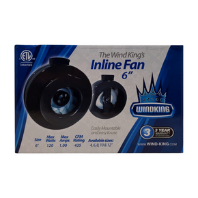 XL INLINE FAN 6"